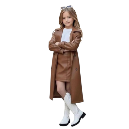 طقم جلد تنورة