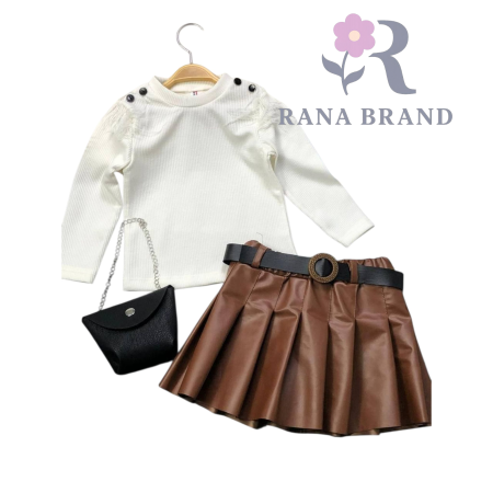 طقم تنورة شتوي