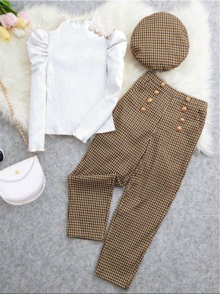 طقم بناتي بنطلون